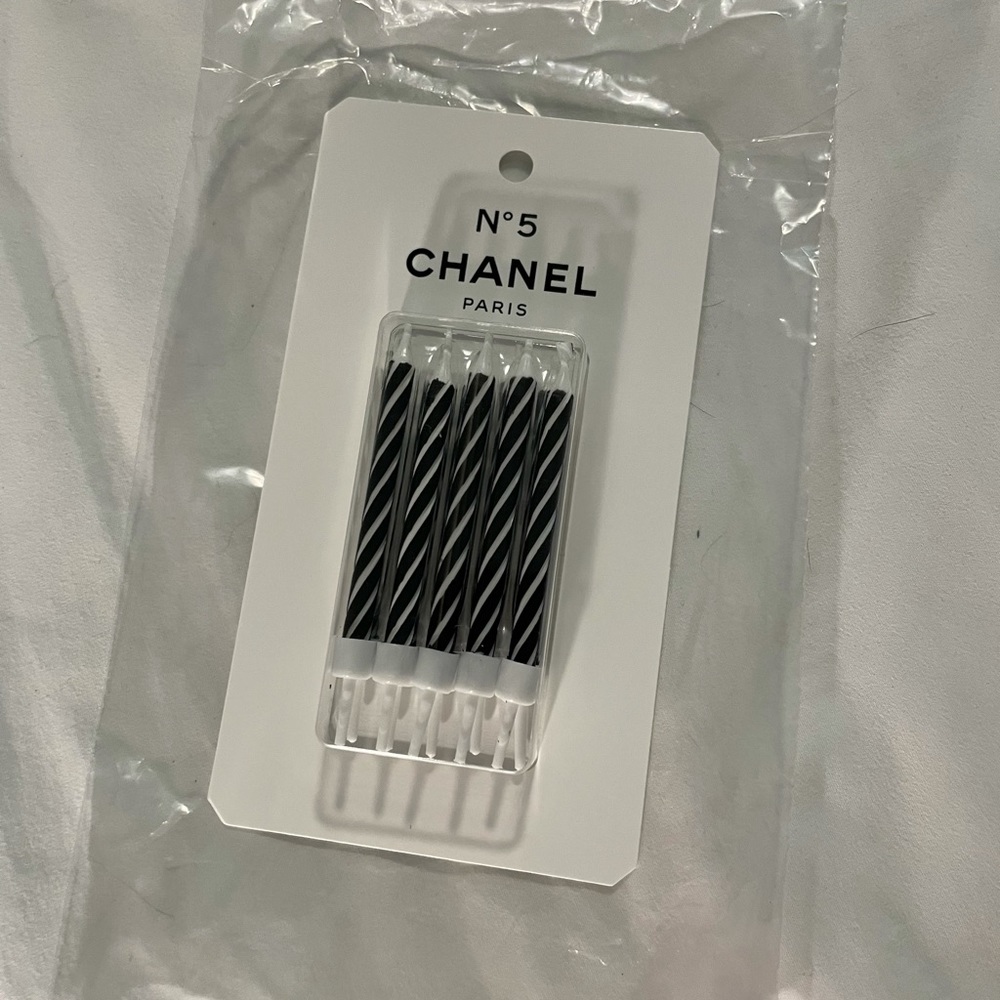 Chanel No 5 Birthday Candels